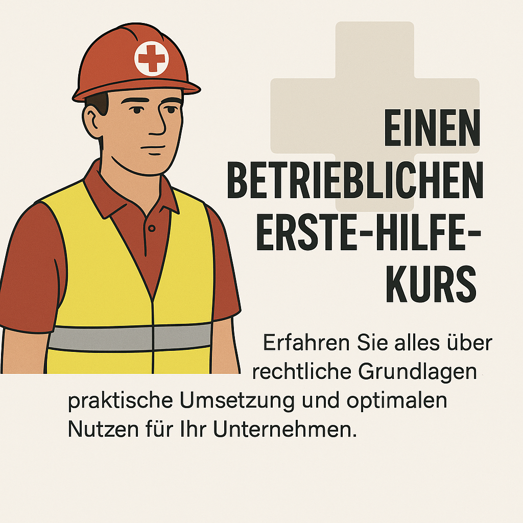 Teilnehmer eines Erste-Hilfe-Kurses im Betrieb
