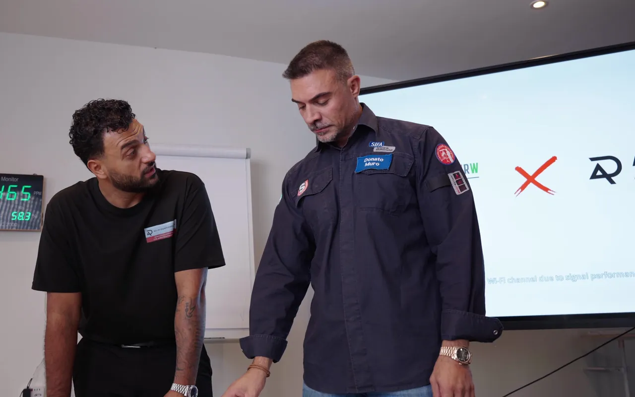 Youssef Eid mit Fachpartner Donato Muro